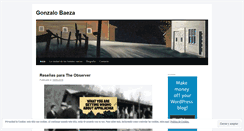 Desktop Screenshot of gonzalobaeza.com